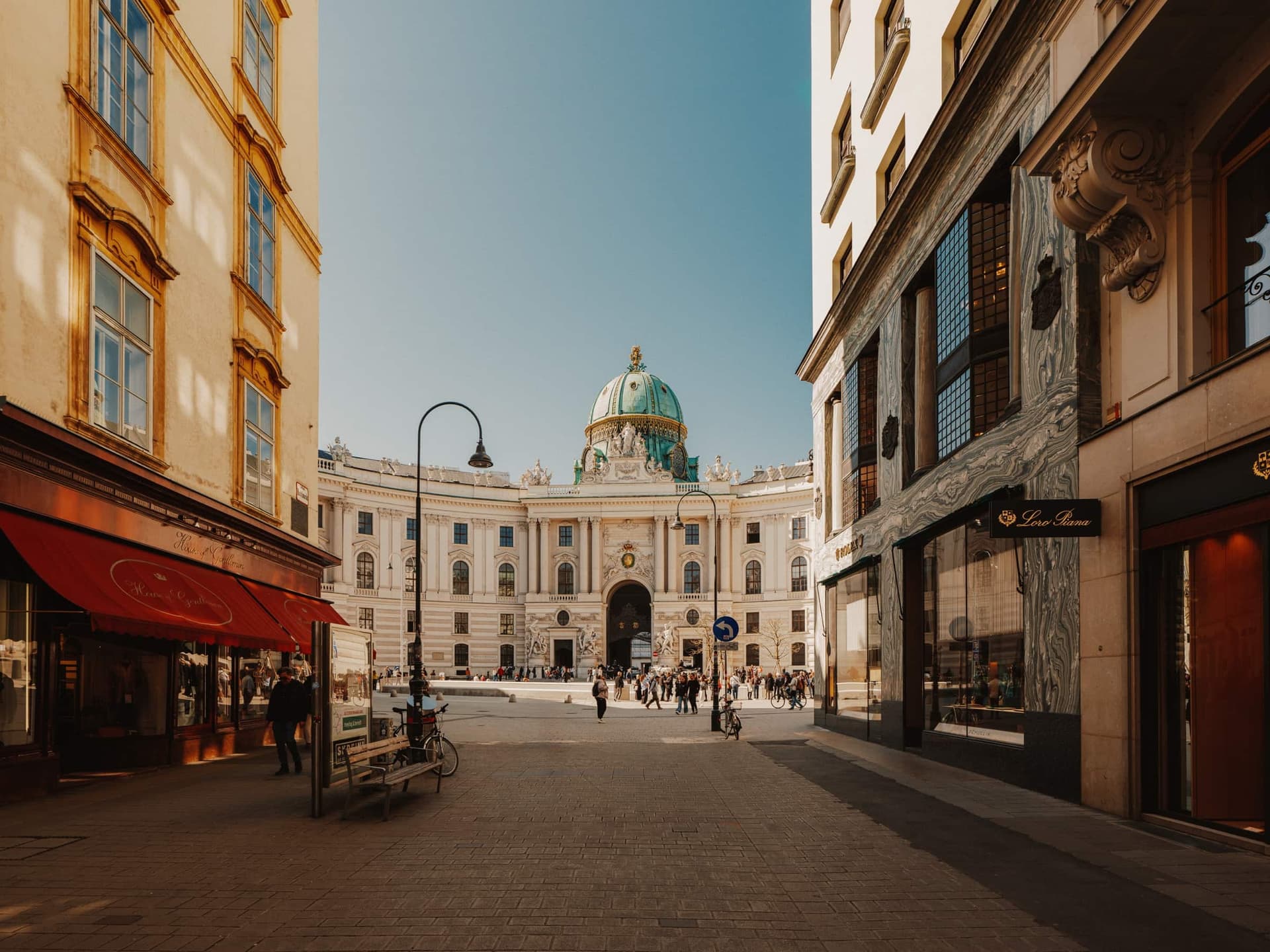 Hofburg am Michaelerplatz in Wien